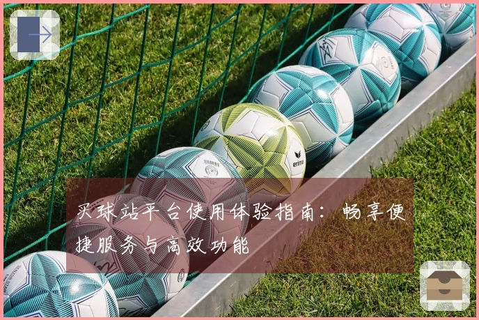买球站平台使用体验指南：畅享便捷服务与高效功能